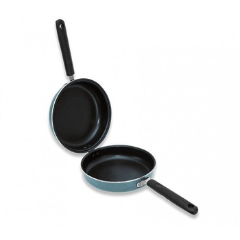 Tigaie dubla cu 2 manere pentru omleta, diametru 24 cm Tigaie dubla cu 2 manere pentru omleta, diametru 24 cm