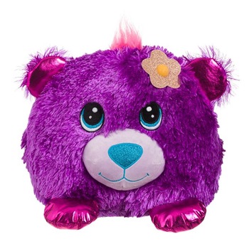 Jucarie de plus , Zola®, Animalut ursulet vesel mov 30 cm Jucarie de plus , Zola®, Animalut ursulet vesel mov 30 cm