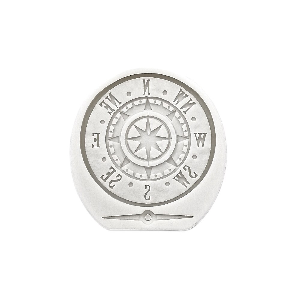 Forma de turnat din silicon DIY - busola, 8.5 x 8 cm