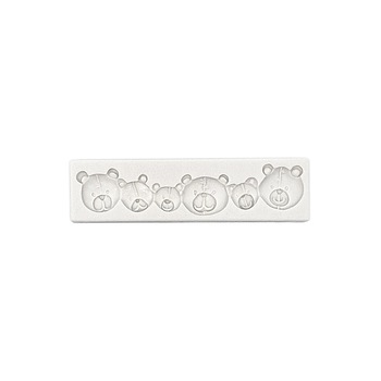 Forma de turnat din silicon DIY - cap de ursulet, 4 x 17 cm Forma de turnat din silicon DIY - cap de ursulet, 4 x 17 cm