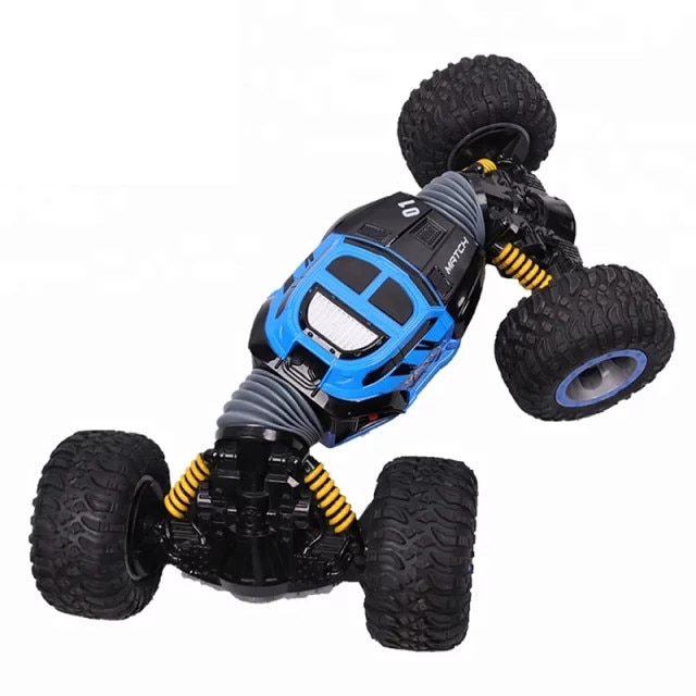 Masina Off Road Battle Axe cu Telecomanda, Rotatie 360 grade, Albastru