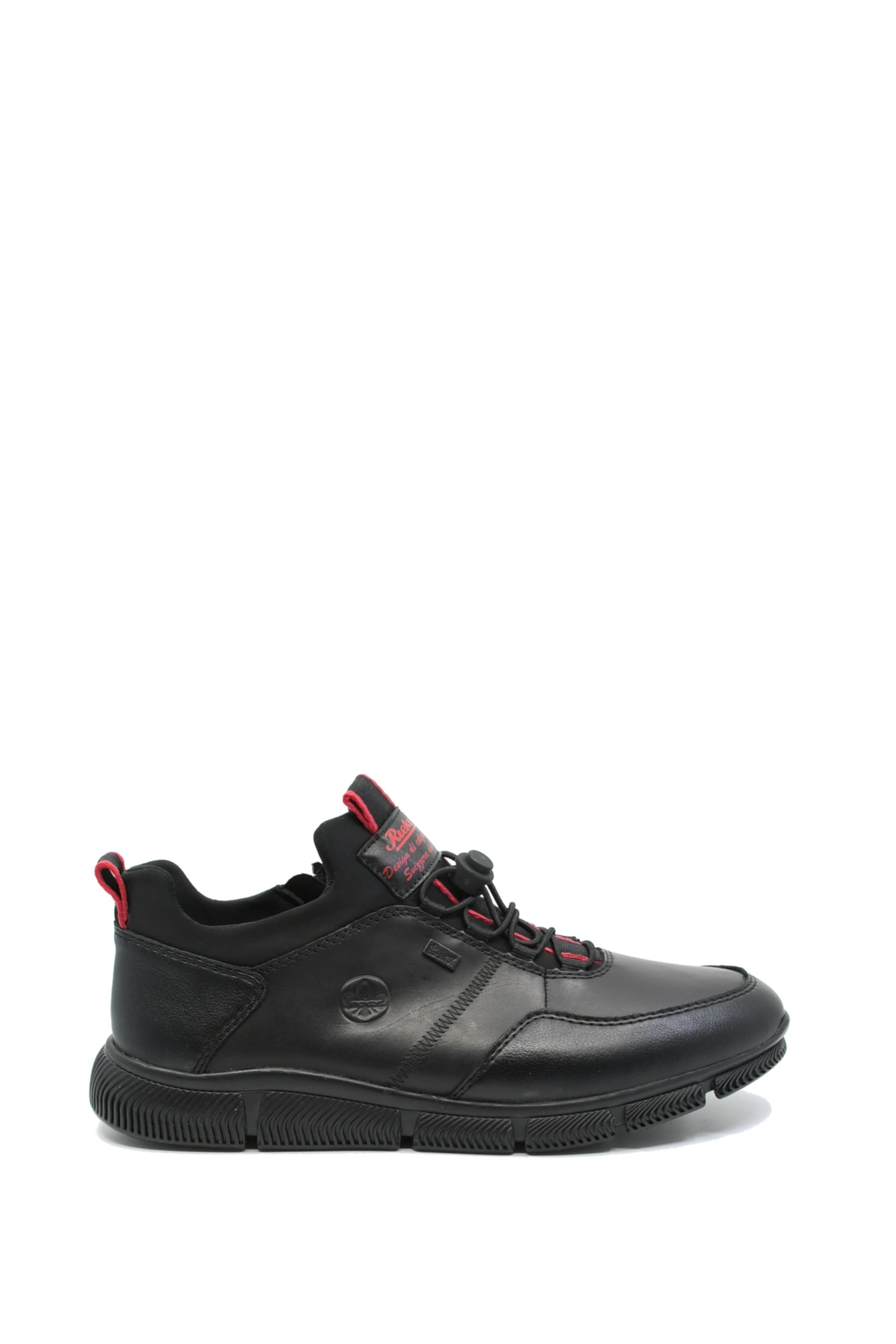 Ghete barbati casual negre, imblanite, din piele naturala