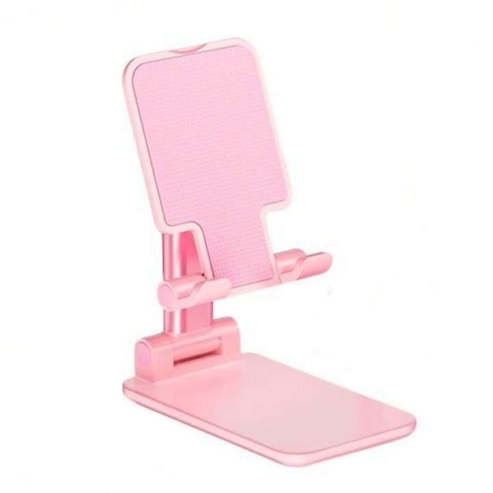 MaffStuff® Портативна сгъваема розова стойка за телефон или таблет с множество настройки