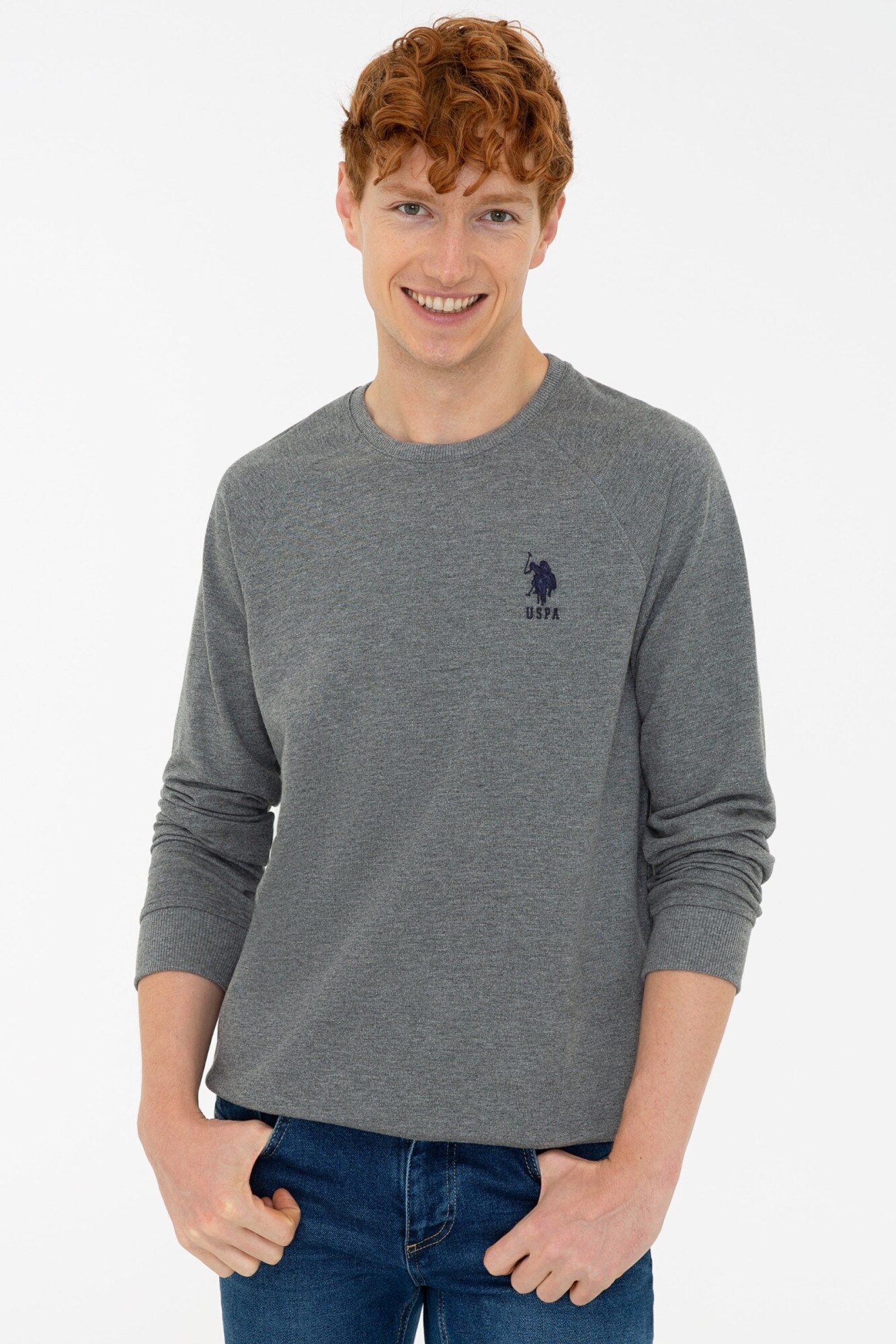 Bluza,U.S Polo Assn.,1274816, Gri antracit