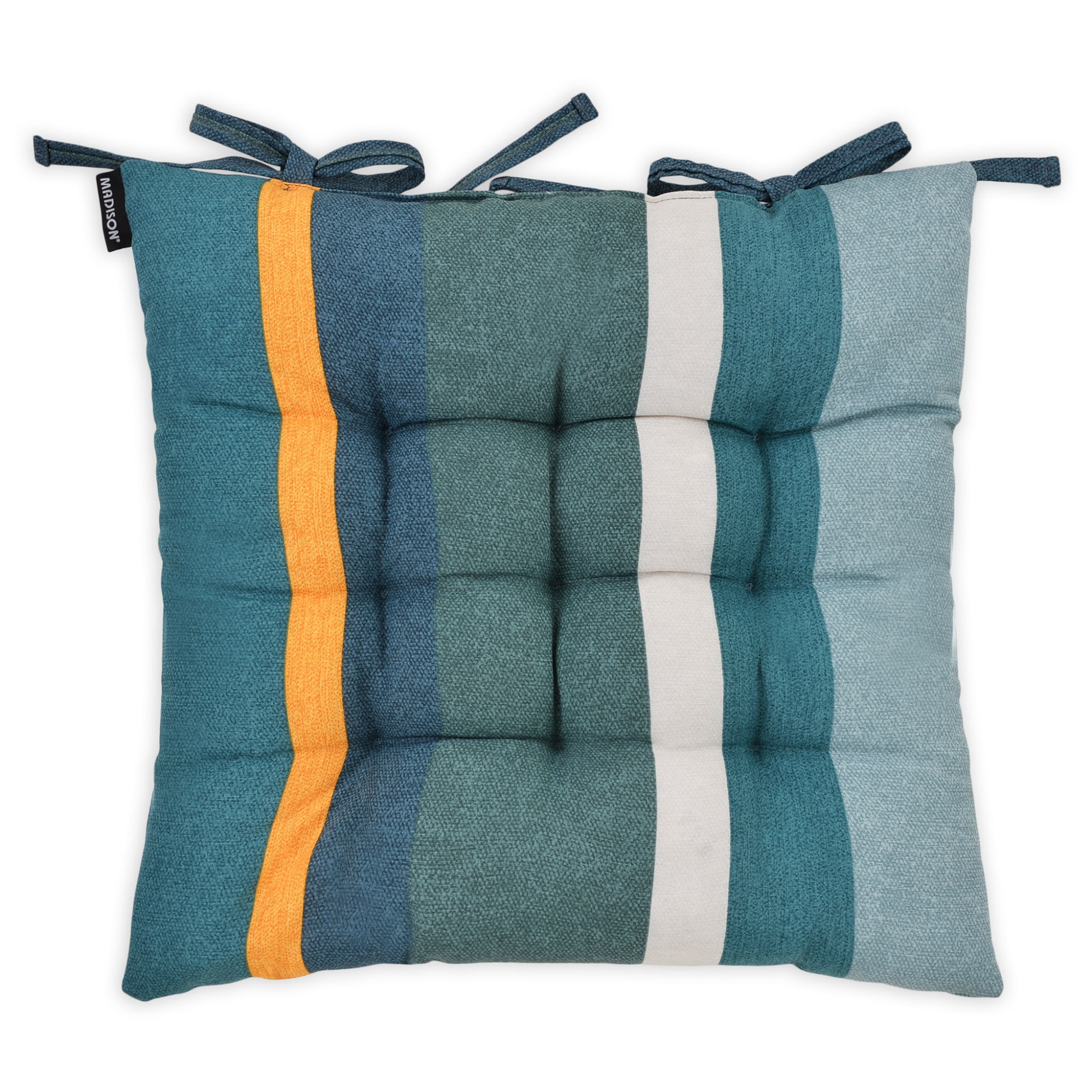 Perna patrata scaun de gradina/terasa Maison Mex STRIPE GREEN L 46 l 46 verde