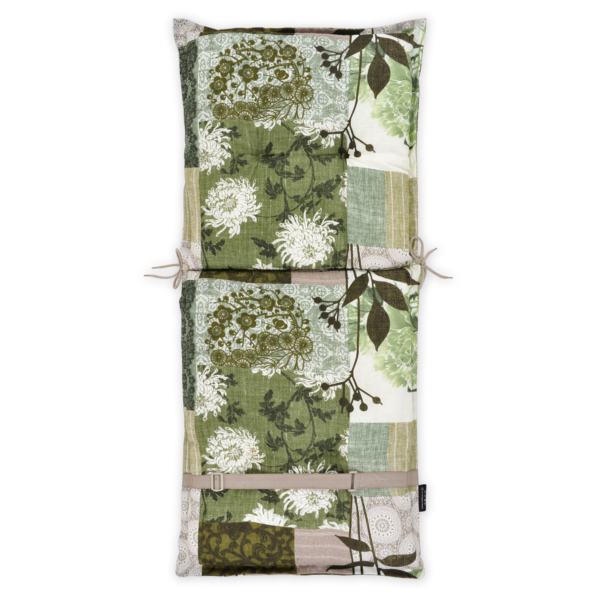 Perna scaun cu spatar de gradina/terasa Maison Mex BERDIN L 105 l 50 verde