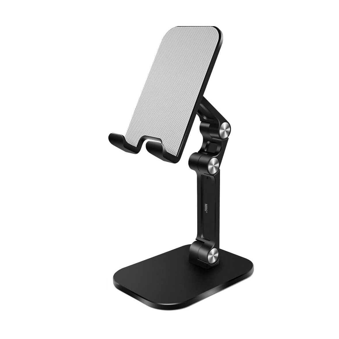 Suport Telefon MRG M642, Pentru birou, Pliabil, Negru