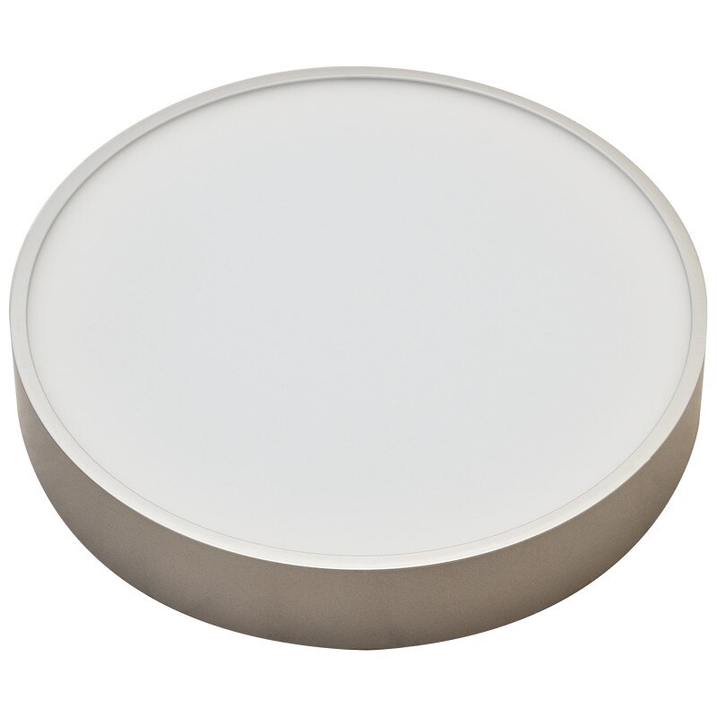 Corp iluminat LED, aparent,dispersor din material plastic si rama argintie 8W