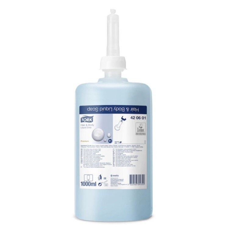 Sapun Lichid Tork Hair&Body, 1L