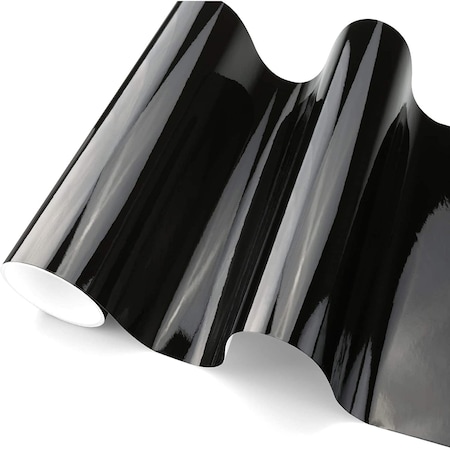 Folie autocolant 3D protectie bara portbagaj, Negru Lucios Oracal, 15cm x 100cm