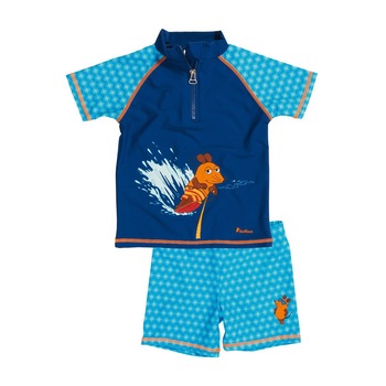 Costum de baie 2 piese baieti, Playshoes, multicolor, 122-128 cm, 7-8 ani, UPF 50+ Costum de baie 2 piese baieti, Playshoes, multicolor, 122-128 cm, 7-8 ani, UPF 50+