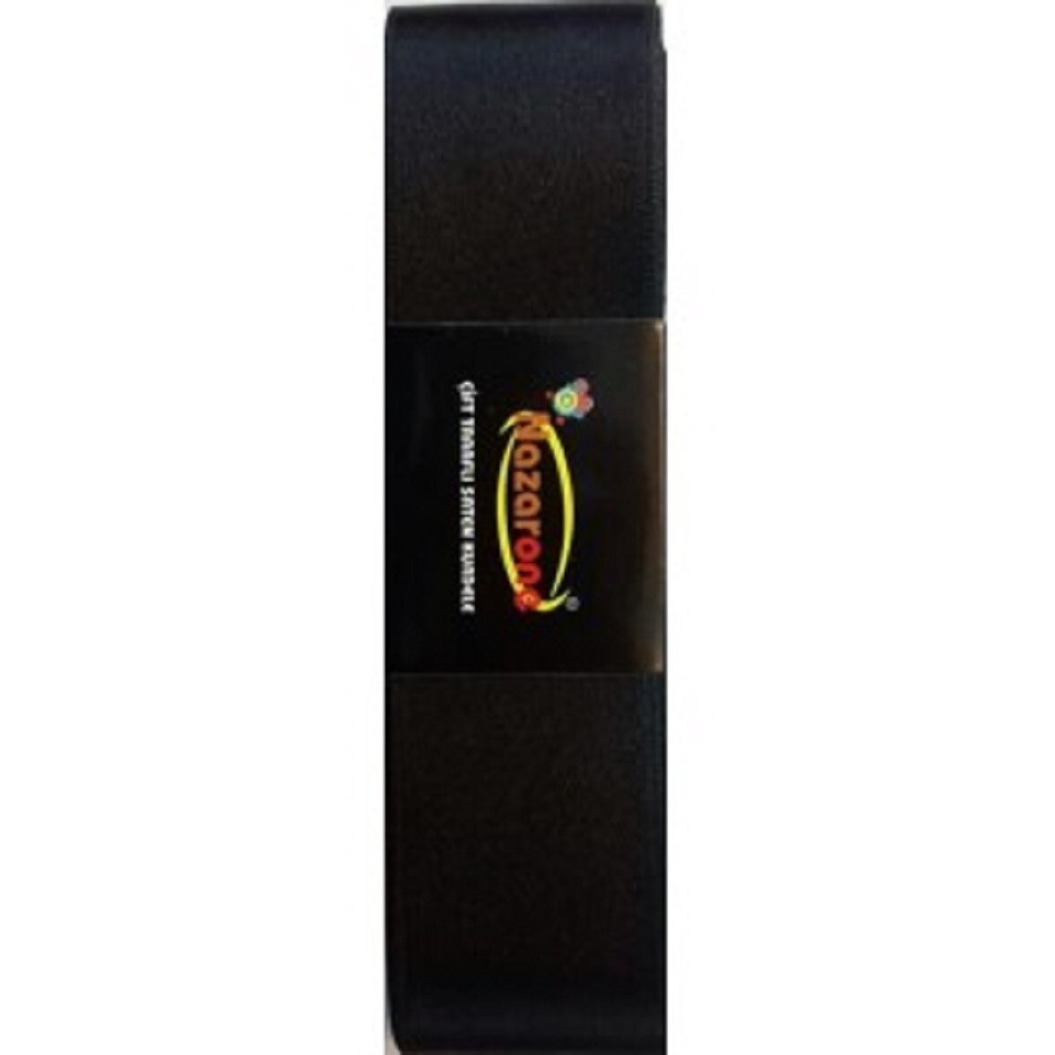 Rola panglica satinata, fata dubla, lungime 10m, latime 4 cm, poliester, culoare negru