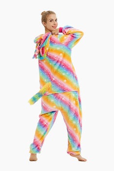 ОЕМ - Пижама кигуруми, Бонбонен Еднорог, размер XL