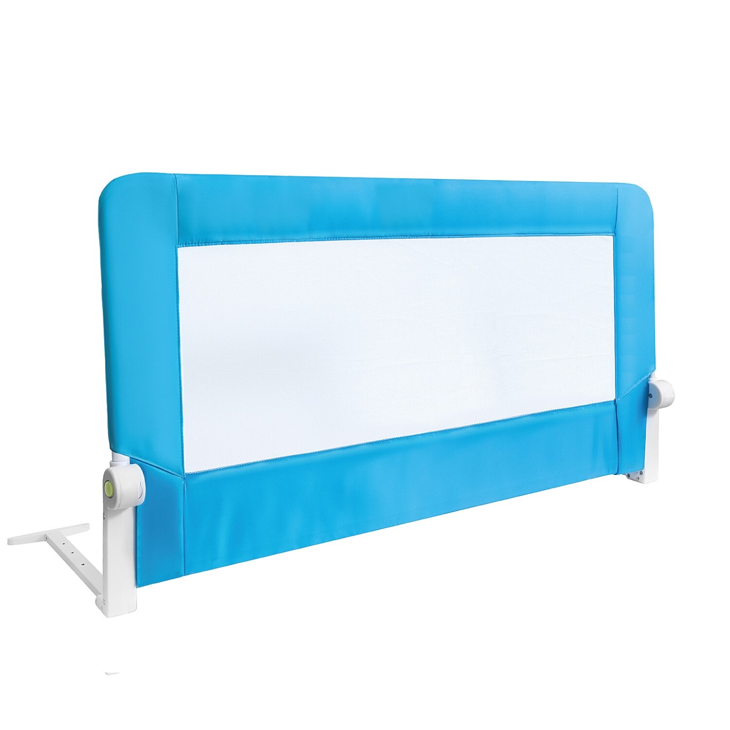 Bariera de protectie pat copii, Tatkraft Guard, ABS/poliester, 120 x 65 cm, Albastru