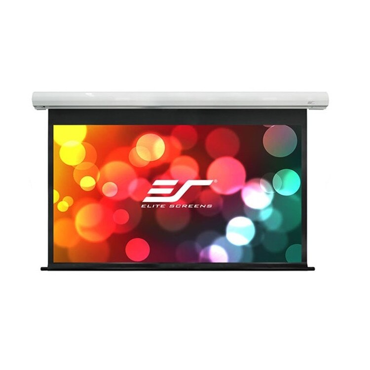 Ecran proiectie electric, EliteScreens Saker SK110XHW-E24, perete/tavan, 243,8 x 137,2 cm, Format 16:9, drop 60 cm