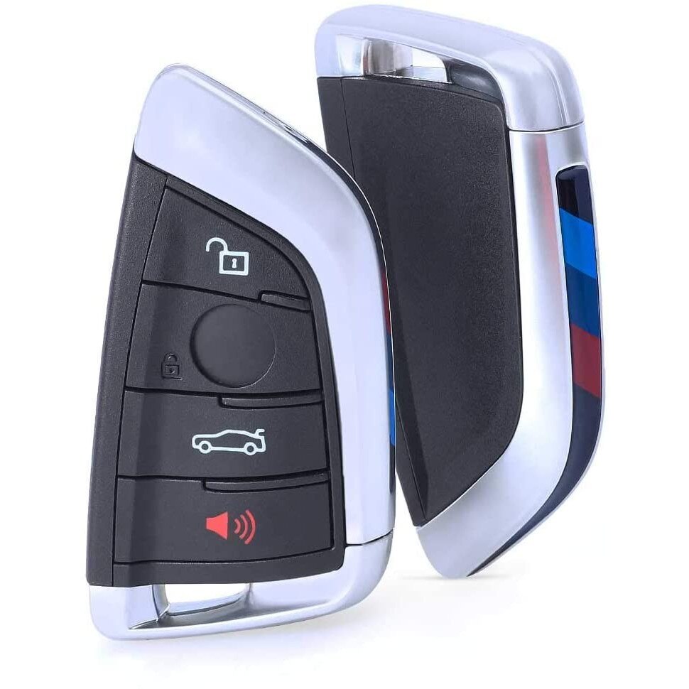 Carcasa Cheie Auto Techstar® BMW, Seria 1,2,3,4,5,6,7, X, 4 Butoane, Cu ...