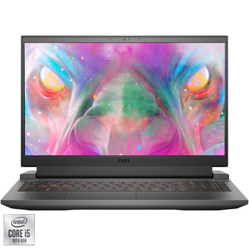 Laptop Gaming Dell G5 15 5510 cu procesor Intel Core i5-10200H, 15.6 Laptop Gaming Dell G5 15 5510 cu procesor Intel Core i5-10200H, 15.6