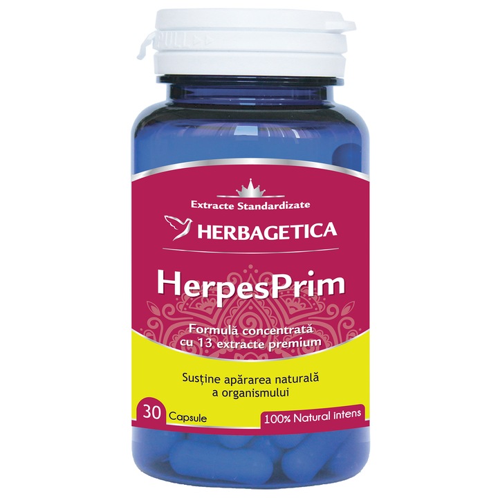 Supliment alimentar HerpesPrim Herbagetica, 30 capsule