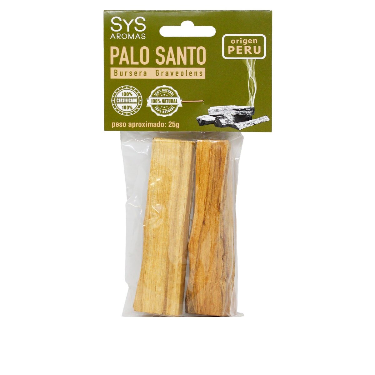 Set 2 bucati Lemn sfant Palo Santo, origine Peru 25 grame