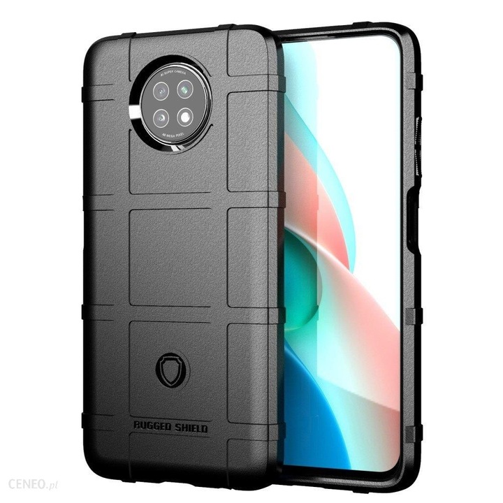Удароустойчив калъф Rugged Armor Shield Case за Xiaomi Redmi Note 9T 5G, Черен