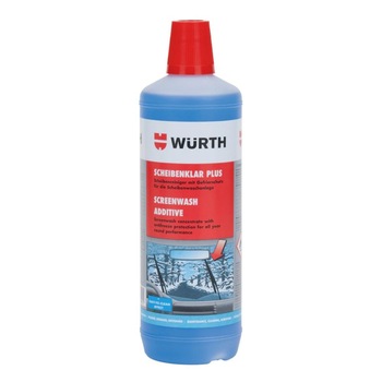 Detergent lichid, WURTH, de parbriz, pentru iarna, Scheibenklar plus, 1L Detergent lichid, WURTH, de parbriz, pentru iarna, Scheibenklar plus, 1L