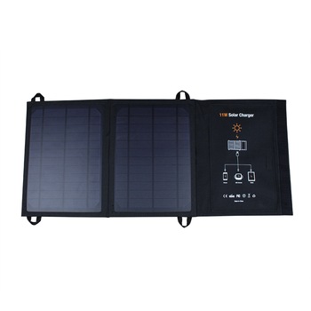 Panou solar 18V - 11W, PYRAMID, pliabil, portabil, cu 2 porturi USB, camping, drumetii, pescuit, PS-11 Panou solar 18V - 11W, PYRAMID, pliabil, portabil, cu 2 porturi USB, camping, drumetii, pescuit, PS-11