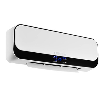 Aeroterma de perete Olimpia Splendid Caldo Up T, 2000W, Display, Telecomanda, Alb-Negru Aeroterma de perete Olimpia Splendid Caldo Up T, 2000W, Display, Telecomanda, Alb-Negru