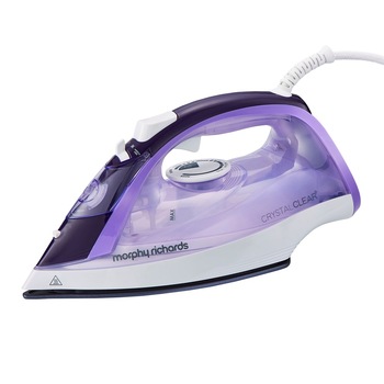 Fier de călcat Morphy Richards Crystal Clear Amethyst 300301, 2400W, 115 g/min,35 g debit abur continuu, Albastru Fier de călcat Morphy Richards Crystal Clear Amethyst 300301, 2400W, 115 g/min,35 g debit abur continuu, Albastru