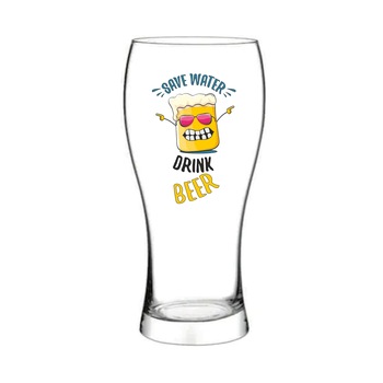 Pahar bere Save water drink beer, 500 ml Pahar bere Save water drink beer, 500 ml