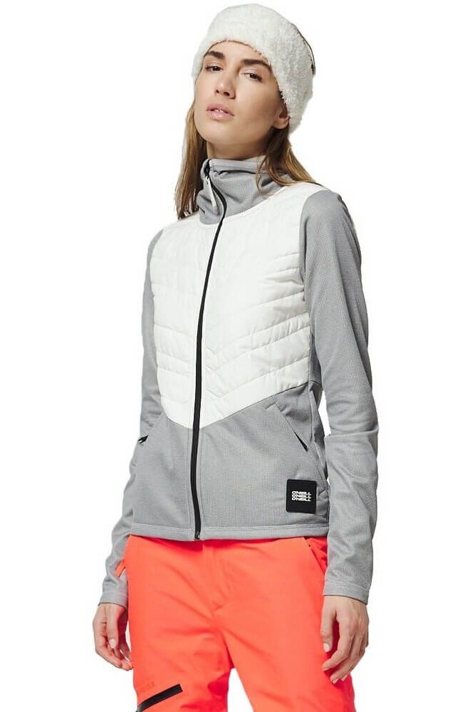 Pulover, O'Neill PW Athmos Baffle Mix Fleece, Gri