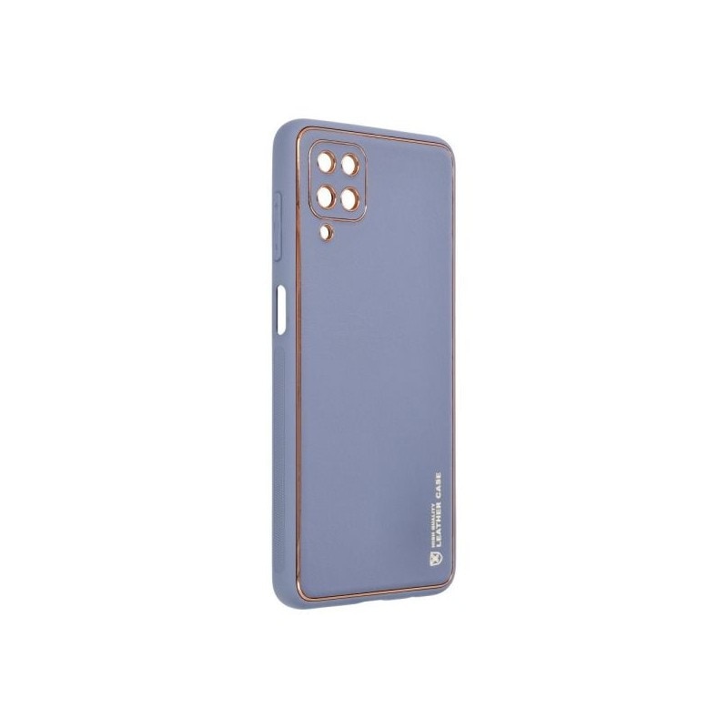 Husa Spate Cu Protectie La Camera Forcell Leather Compatibila Cu Samsung Galaxy A02s, Piele Ecologica, Albastru