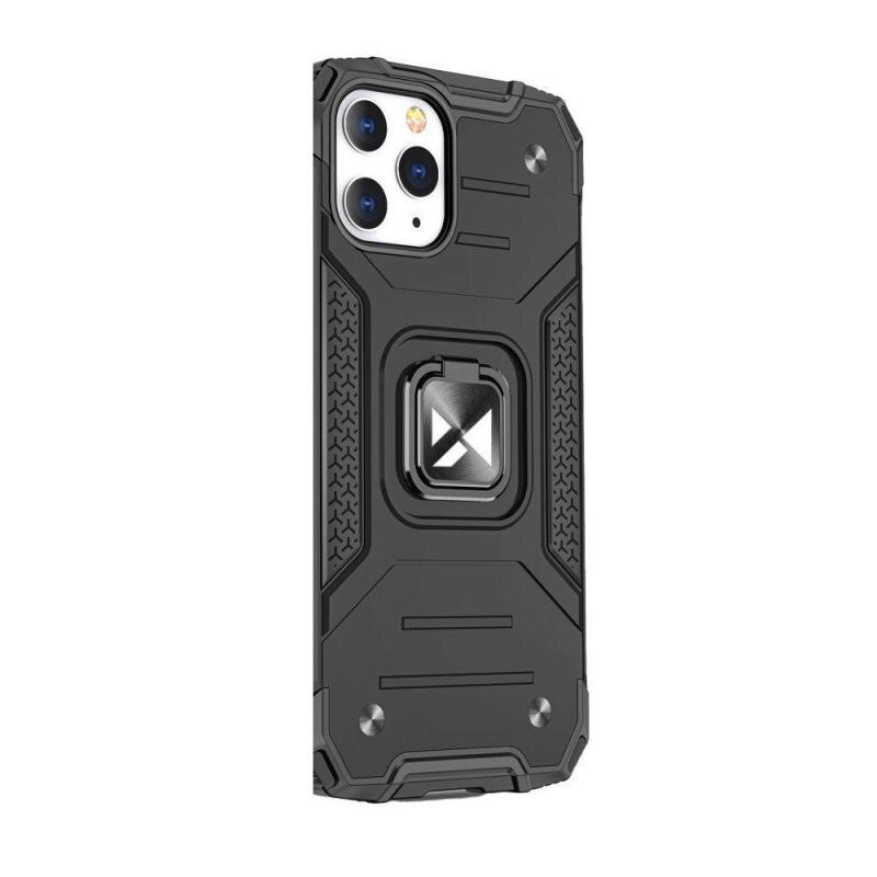 Carcasa Wozinsky Ring Armor compatibila cu iPhone 13 Pro Max, Functie magnetica, Black