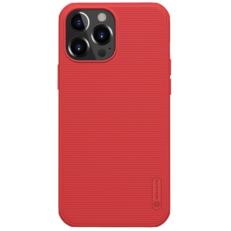 Carcasa Nillkin Frosted Shield compatibila cu iPhone 13 Pro Max Red