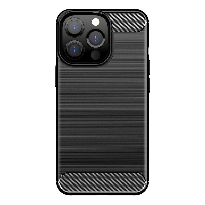 Carcasa Nillkin Synthetic Fiber Carbon compatibila cu iPhone 13 Pro Black