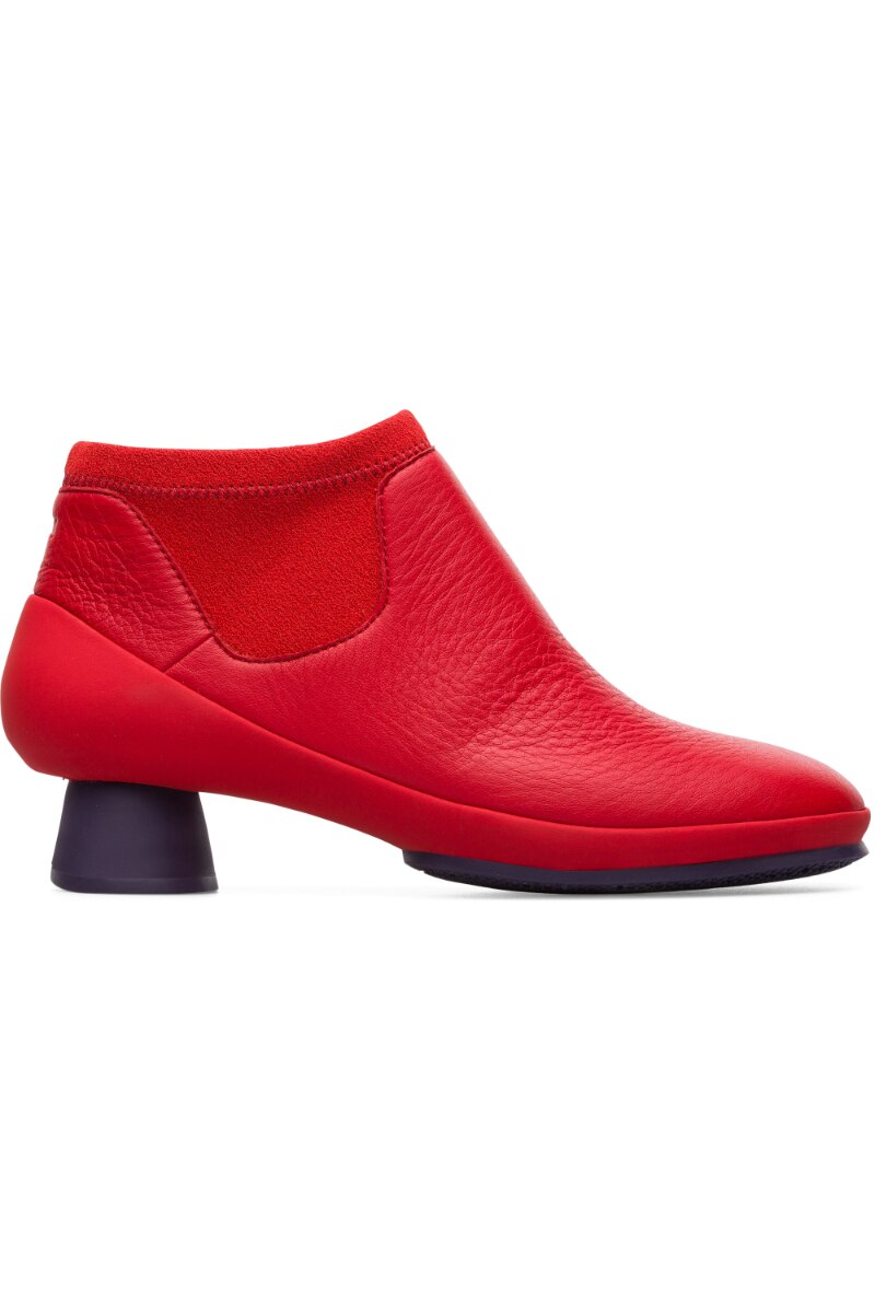 Botine dama, Camper, Alright, Piele naturala, Rosu, 39 EU, K400218-015-39