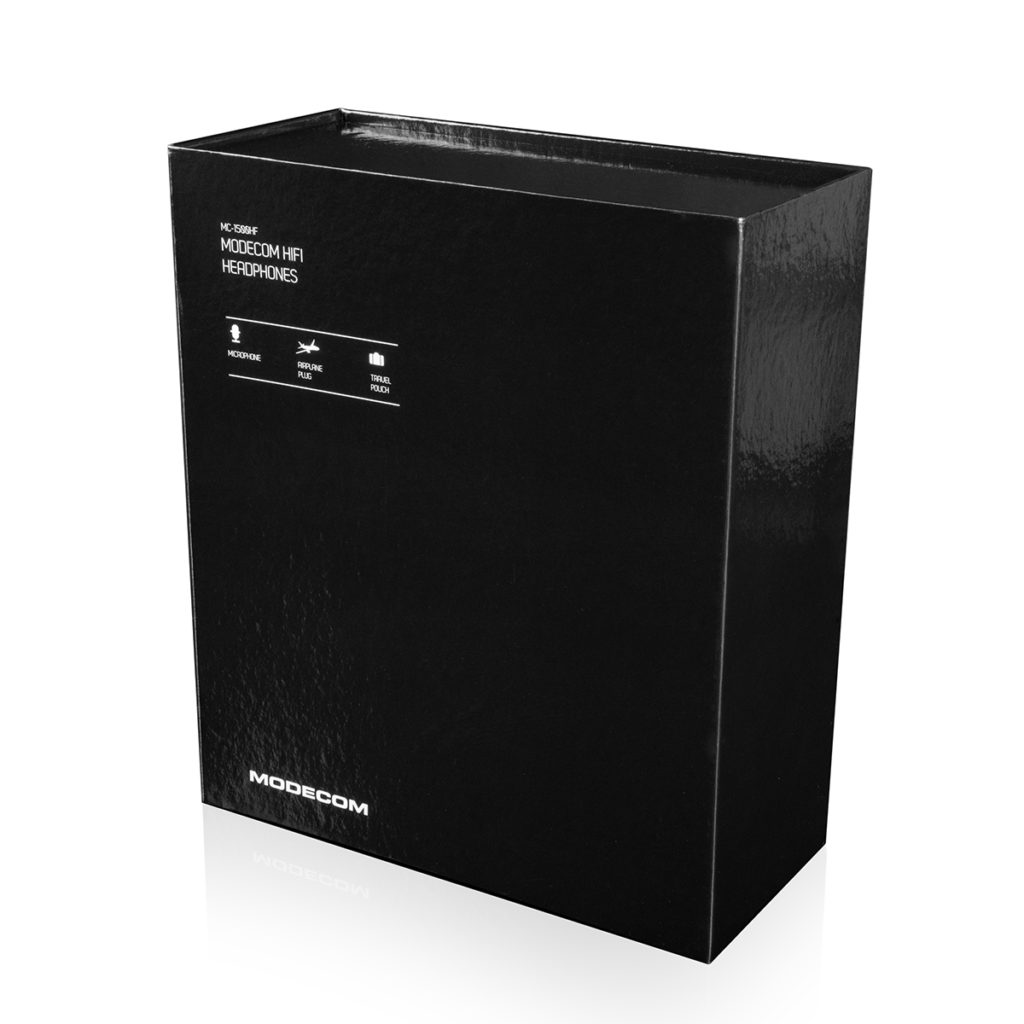 Casti MODECOM S-MC-1500HF, Cu fir, Maro