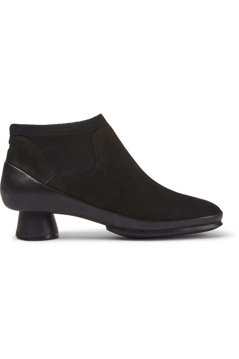 Botine dama, Camper, Alright, Piele nabuc, Negru, Negru