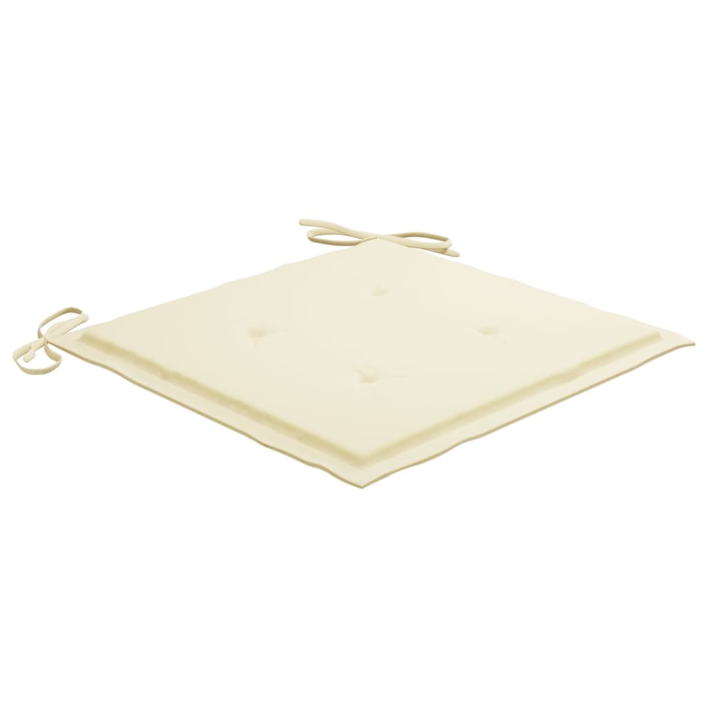Set perne scaun de gradina, 4 buc, bej, 50x50x4 cm, textil 314044