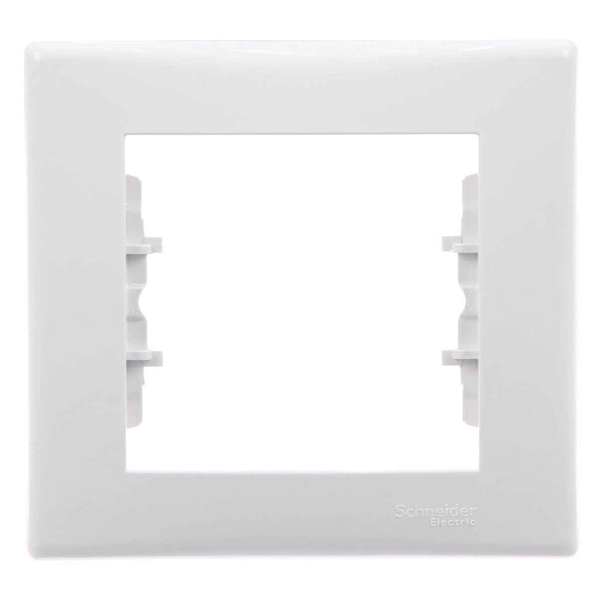 Rama simpla SEDNA Schneider Electric, Alb