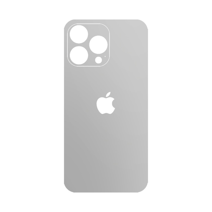 SILKASE Skin фолио за iPhone 13 Pro, матово бяло, защита на гърба на телефона