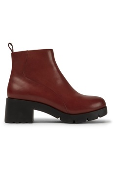 Botine dama, Camper, Wanda, Piele naturala, Maro, 39 EU, K400228-007-39 Botine dama, Camper, Wanda, Piele naturala, Maro, 39 EU, K400228-007-39