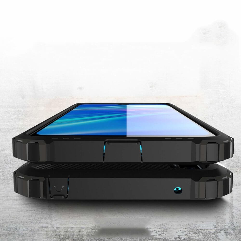 Husa Huawei Y6 2019, Y6 Prime 2019, Hybrid Armor Rugged, Silver