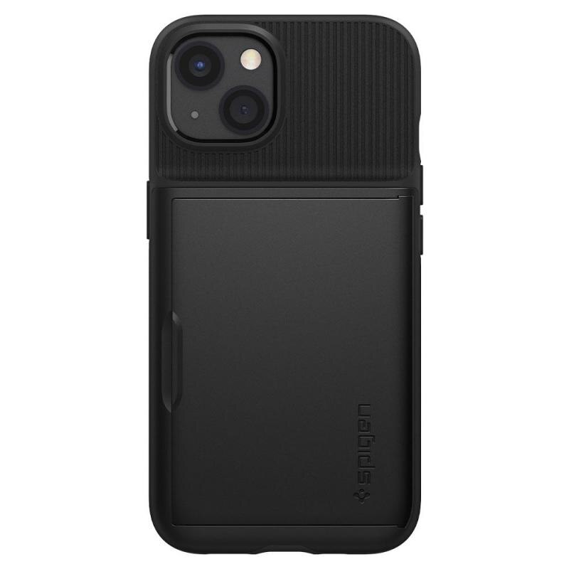 Carcasa Spigen Slim Armor CS compatibila cu iPhone 13 Black