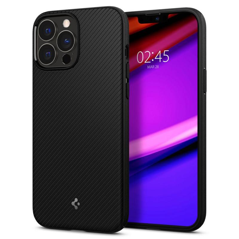 Carcasa Spigen Mag Armor MagSafe compatibila cu iPhone 13 Pro Max Matte Black