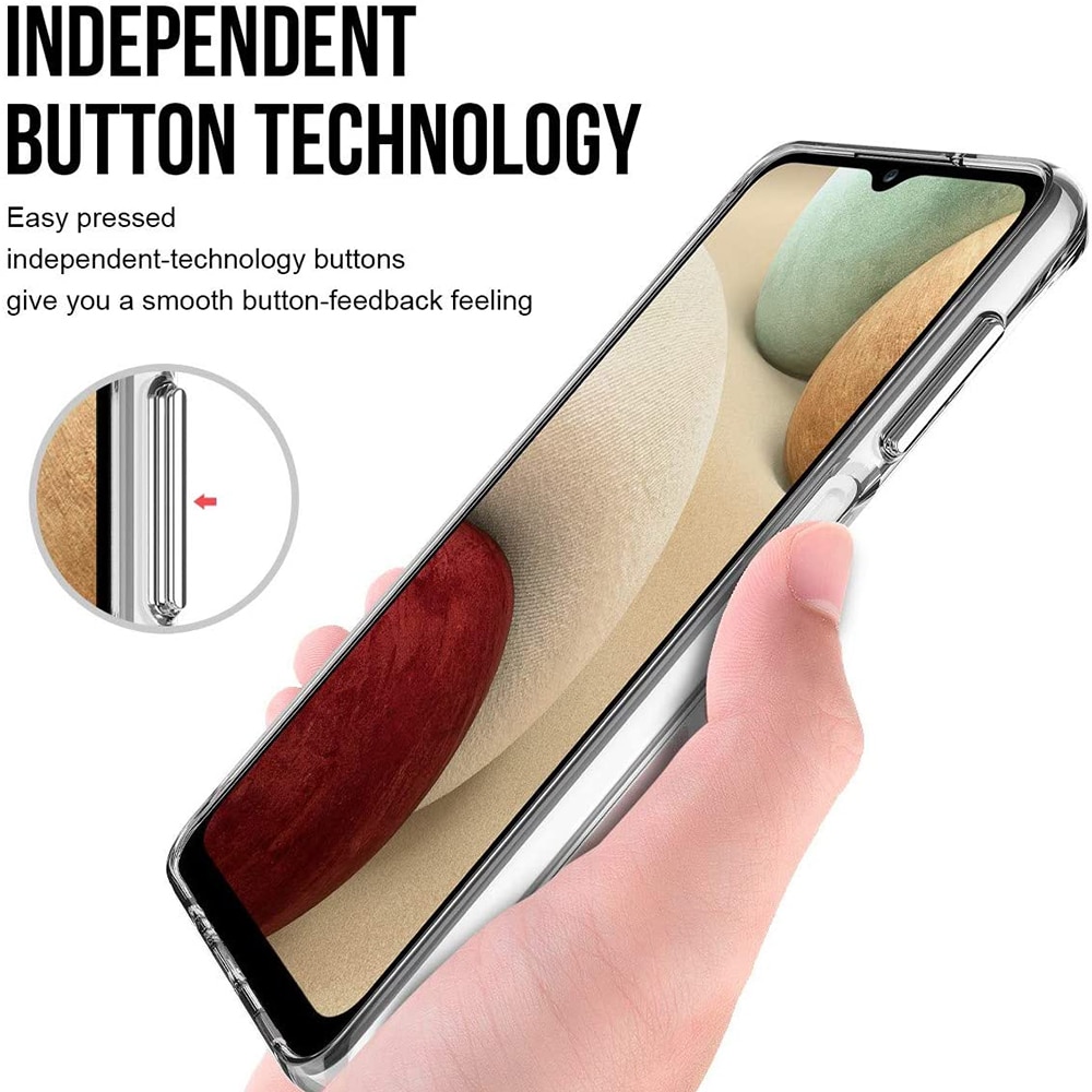 Husa Compatibil cu Telefon 360 Hybrid Full Cover, 2 in 1, protectie fata si spate, TPU si PET, compatibila cu Samsung Galaxy A04s, Transparent