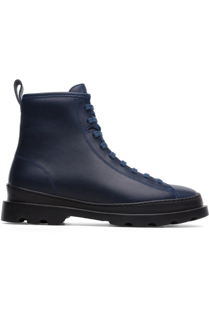 Botine dama, Camper, Brutus, Piele naturala, Albastru, Albastru