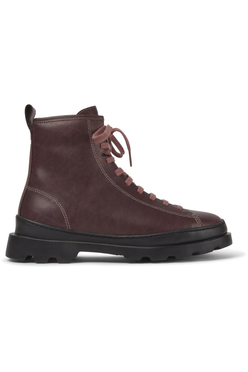 Botine dama, Camper, Brutus, Piele naturala, Mov deschis, Mov deschis
