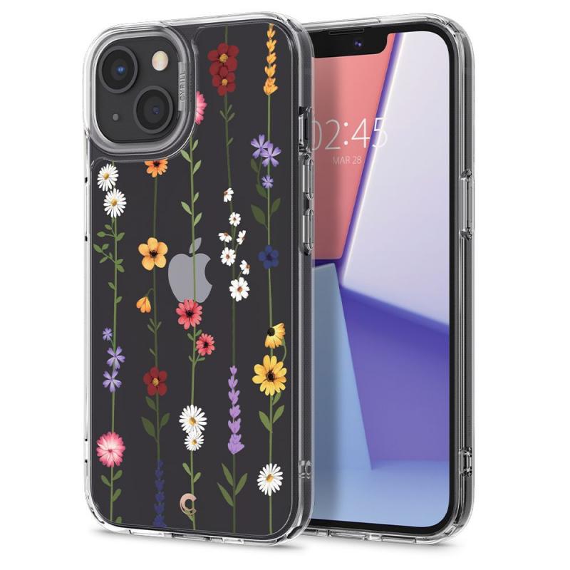 Carcasa Spigen Cecile compatibila cu iPhone 13 Flower Garden
