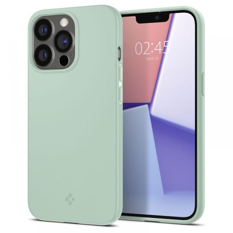 Husa slim Spigen Thin Fit compatibila cu iPhone 13 Pro Mint