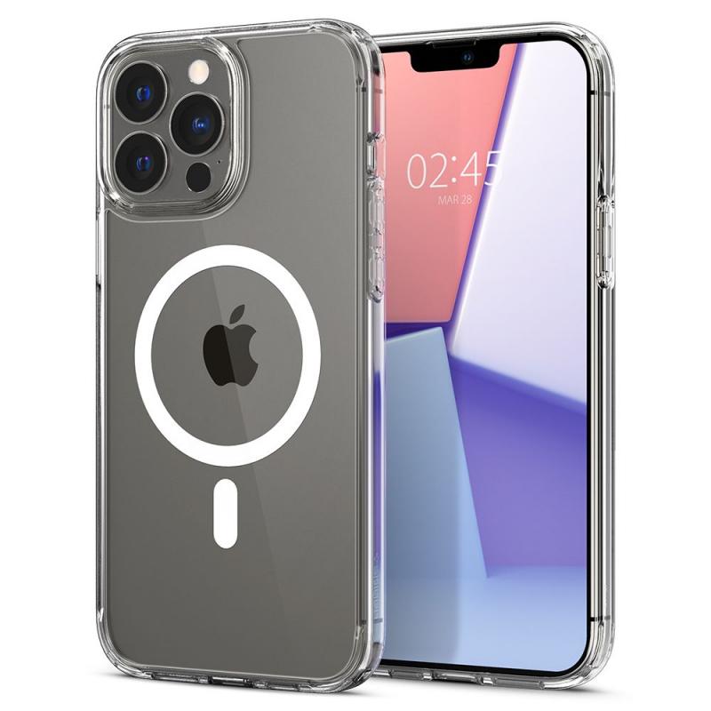 Carcasa Spigen Ultra Hybrid MagSafe compatibila cu iPhone 13 Pro White